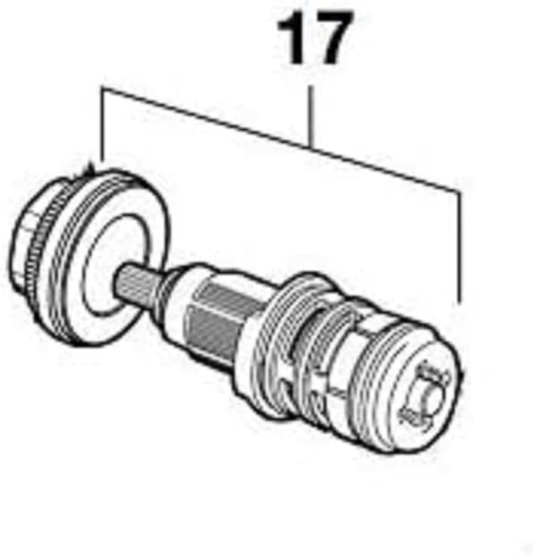 Roca sanitetsreservdel för VVS - A525015803 - KIT CARTUCHO RT12 Y TUERCA