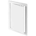 Miniatyrbild 1 av 2: 445x445mm Vit ABS-plast Hållbar inspektionspanel för väggåtkomst