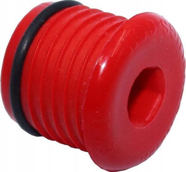 Reservdel sanitär rör - Ti group - KOR.PEX.32X3-CZERWONY - Testkork för läcksökning för PEX-rör 32x3,0mm röd
