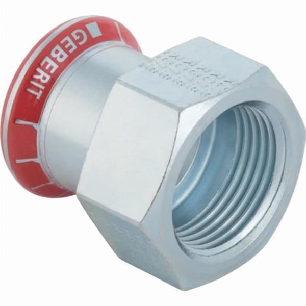 Raccord GEBERIT Mapress Stål Kolstål med gänga hona d=54mm Rp=2 - 21818