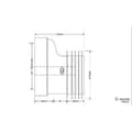 Miniatyrbild 2 av 2: McAlpine WC-con4 20 mm Offset styv WC-koppling, Vit WC-CON4