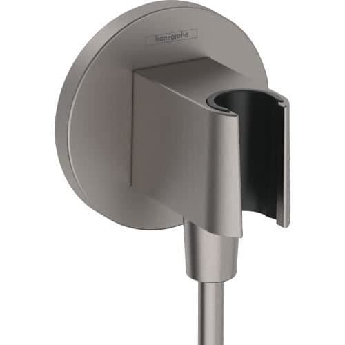 Väggfäste - HANSGROHE - 26888340 - Svart och Krom - Metall - Backventil