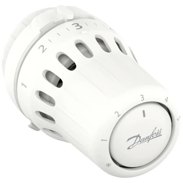 Danfoss React RA click mekaniskt termostathuvud - Vit - 015G3090 - 8 till 28 °C