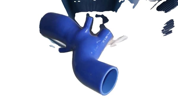 Silicone Induktionsinsugsslang, Hög Temperaturbeständighet, Hållbar Konstruktion,Blå