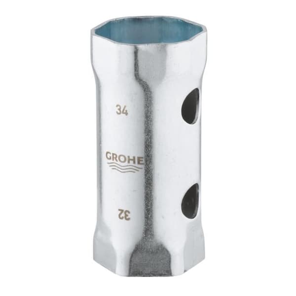 Nyckel för hylsa - GROHE - 19332000 - Ø 34 mm - Ø 32 mm - Förkromad metall