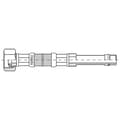 Miniatyrbillede 2 af 2: Stålflettet batterislange 40 M10x3 / 8 lang