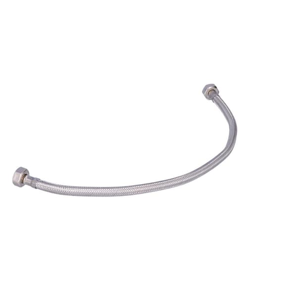 Viper Plus 1/2"" rustfri stålflettet WW gevindslange - L 50