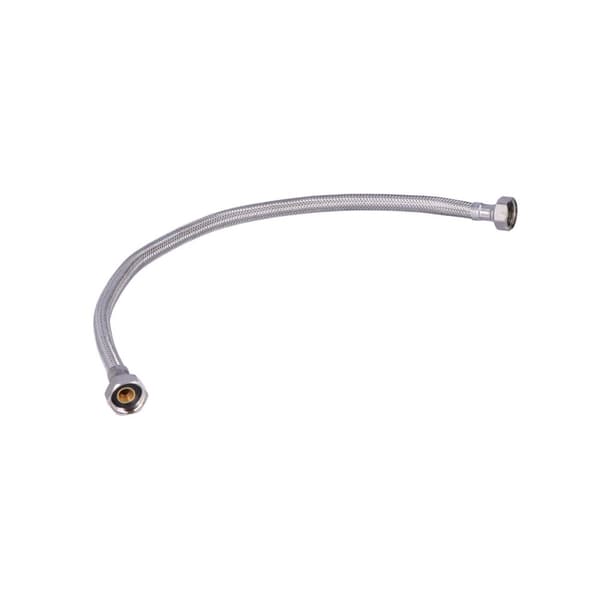 Viper Plus 1/2"" rustfri stålflettet WW gevindslange - L 50