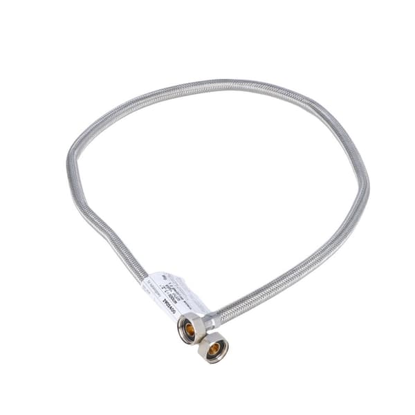 Viper Plus 1/2"" rustfri stålflettet WW gevindslange - L 100