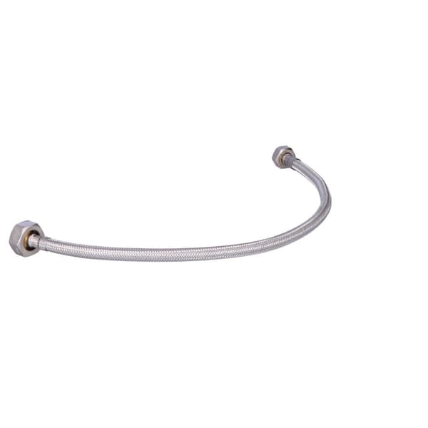 Reduktionsslange med WW-gevind, rustfrit stålarmeret Viper Plus 3/4"" - 1/2"" - L 50