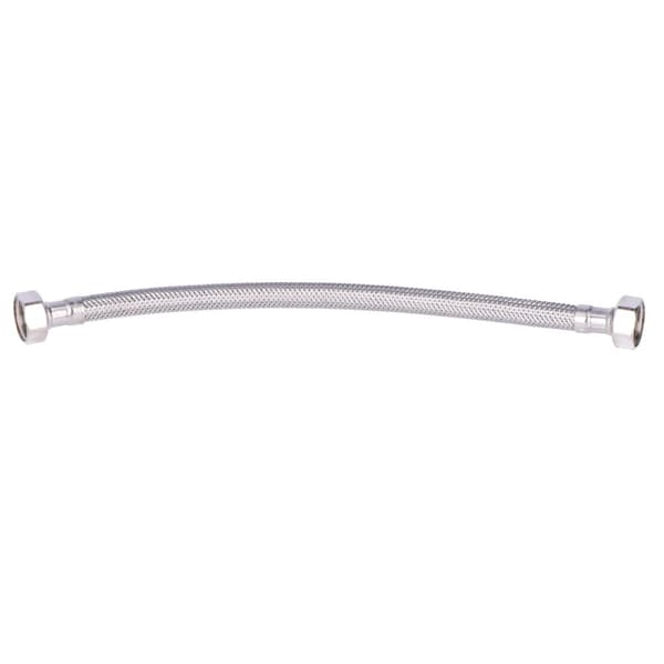 Viper Plus 1/2" rostfritt stålflätad WW gängad slang - L 30