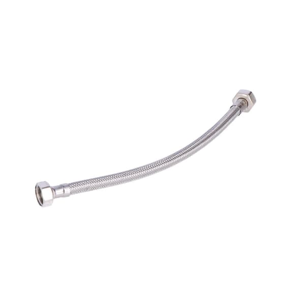Viper Plus 1/2" rostfritt stålflätad WW gängad slang - L 30