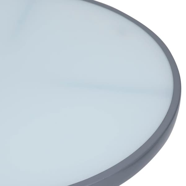 vidaXL Bistorsett 3 deler aluminium og textilene sølv
