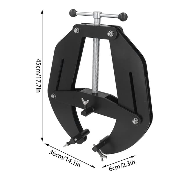 Putkialinnoitusklamppi, ergonominen kahva, nopeatoimiset ruuvit,Puristin
