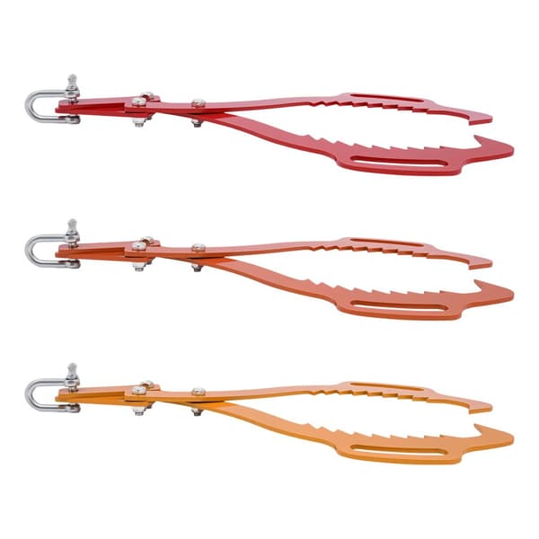 Pallet Puller Clamp, Säädettävä Aukko 0-30 Tuumaa, Terävät Hampaat - Suunnittelu, Kestävä Hiiliteräs