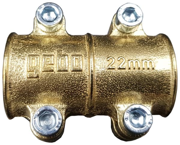 Reparationsklemme til kobberrør MD 22 mm