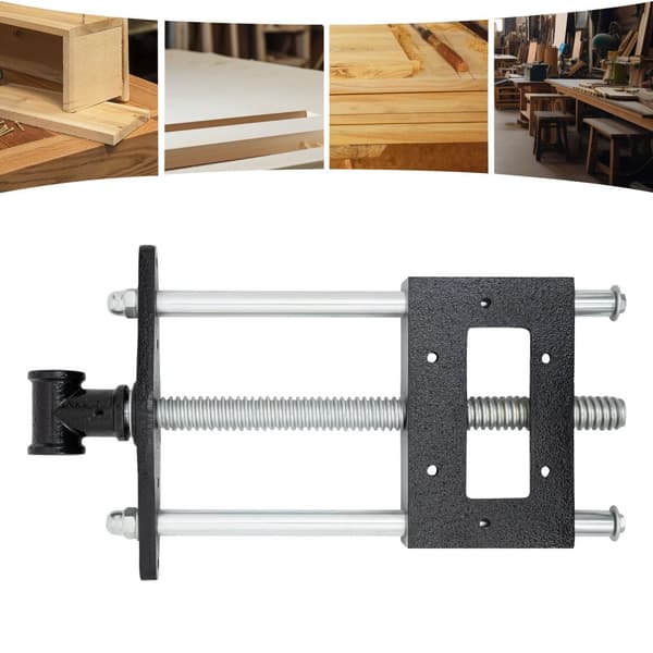Snedkerpres, tungt malleabelt jern, manuel betjening, ergonomisk design