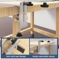 Miniatyrbillede 3 af 4: Justerbare skinne løftestænger, unik glidende tenon design, højdejusterbar, kompatibel med forskellige bordhøjder.