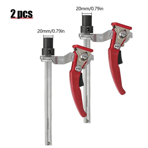 Workbench Clamp Sæt, 19mm & 20mm Størrelser, Holdbart Krom Vanadium Stål,20 mm