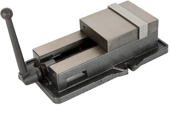 Precision Vice, 6" kæbe bredde, 5.9" kæbe åbning, høj præcision,GRÅ FARVE