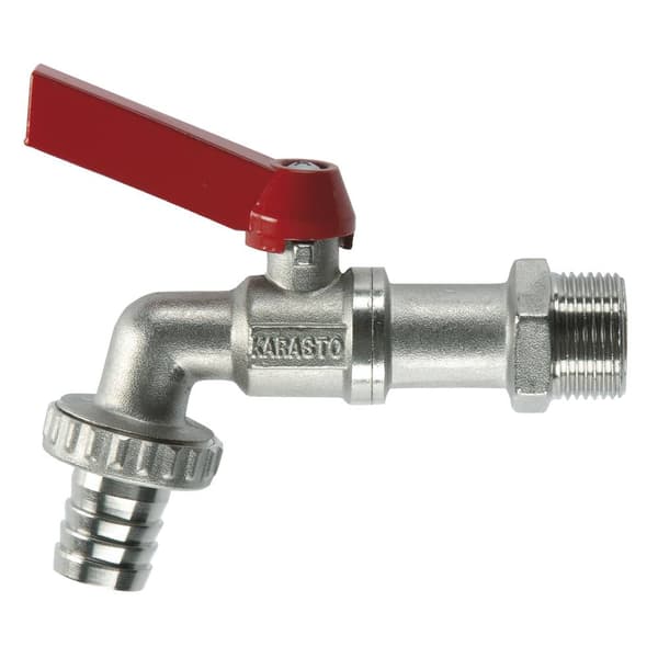 GARDENA 07332-20 Kulventil 1/2 (12.5 mm) Slanganslutning 13 mm Ø Silver, Röd