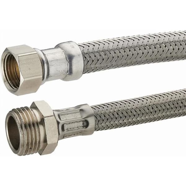 Flexibel hane av rostfritt stål - hona 20x27 Intern passage 13 mm NOYON &amp; THIEBAULT - Mantlad - 32 L/min - 16 bar - 90°C