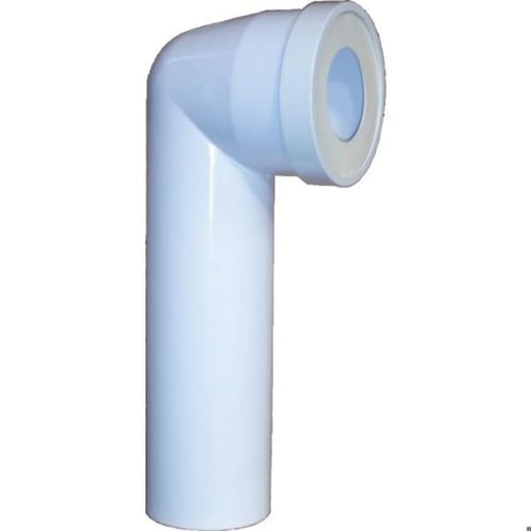 Långt armbågsrör kapbart 100mm - REGIPLAST - ASPL35