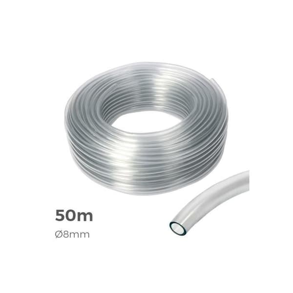 Transparent PVC-rör - GENERISK - Intern Ø 8 mm Extern Ø 12 mm - För utjämning i konstruktion