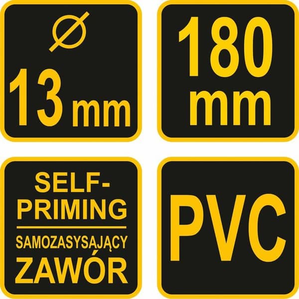 Slang - rör - flexibelt Vorel - 83009 - Självdragande vätskerör 180 cm (T)