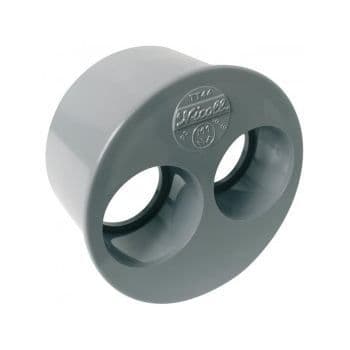 Dubbel reducerande tampon diam 93/40/40 - NICOLL - VVS - Hona/Hona - Plast - Syntetisk