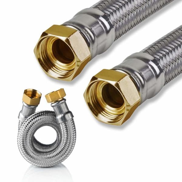 Slang - rör - flexibelt Tucai - 204706 - Anslutningsrör för vatten i stål EXTRA TWIST WW-3/4 x 3/4 L=60 cm [5/30]