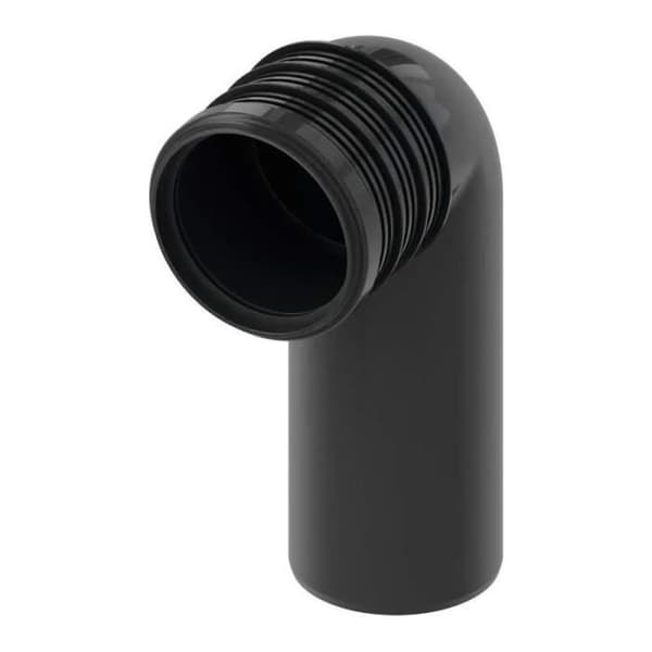 Avloppsrör - TECE - DN 90 - Plast - 90° böj - Justering djup 3 nivåer