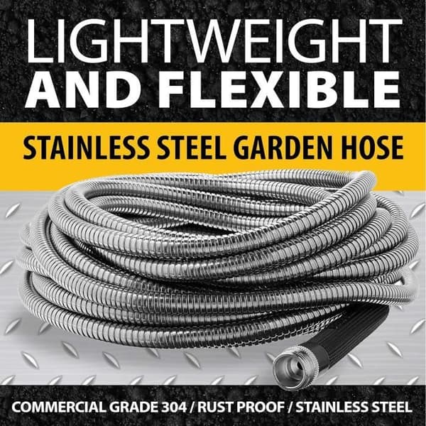 Bionic Steel 100 fot rostfritt stål trädgårdsslang