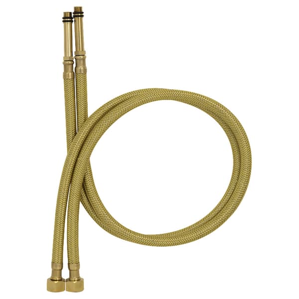 Guldslange med nylonflet 3/8"xM10, længde 40 cm - 2 stk.