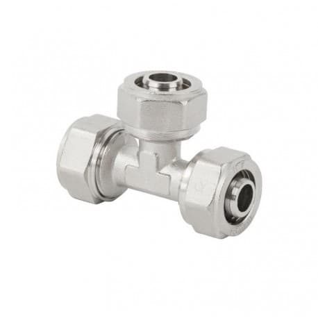 PEX T-MUF 25X20X16 MM MED SKRUET STIK