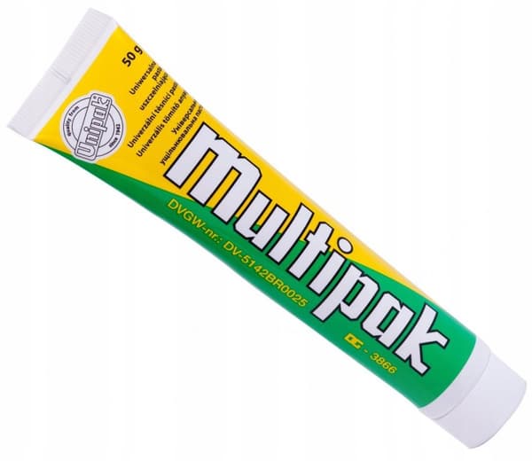 Tätningspasta Multipack 50g Vatten, Gas Unipak