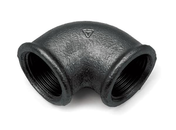 SVART BÖJ 1 TUM DN25 90 GRAD