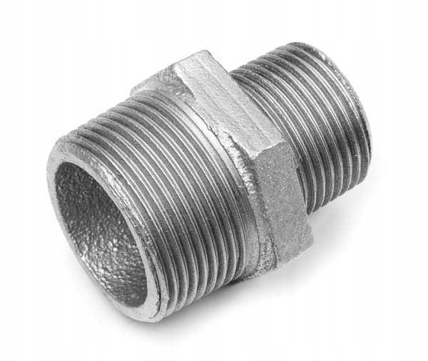 Galvaniseret reduktionsnippel 3/4x1/2 tommer