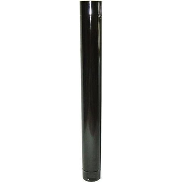 Rörspis - Vitrifierad - 130 mm - Svart - 1 meter - Metall