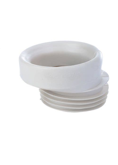 Asinox toalettavloppsrör - 72402 - Muff för WC-skålutlopp
