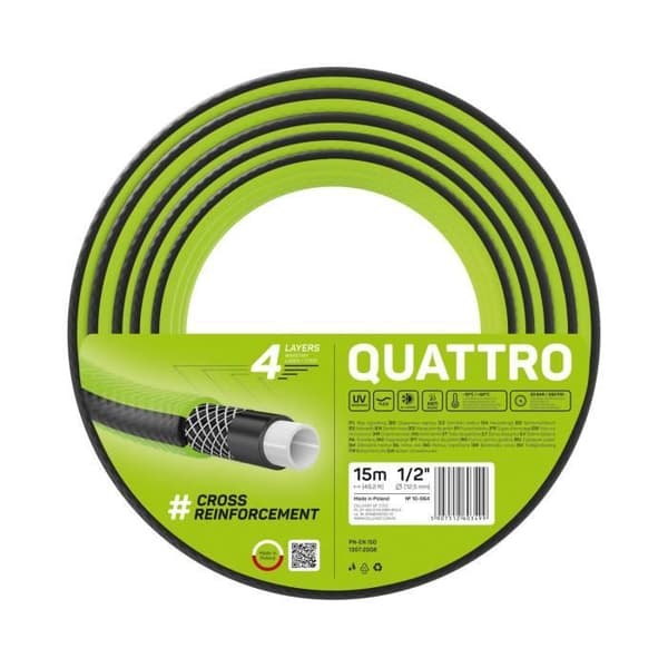 Trädgårdsslang 1/2'' 15m 4 lager Cellfast Quattro