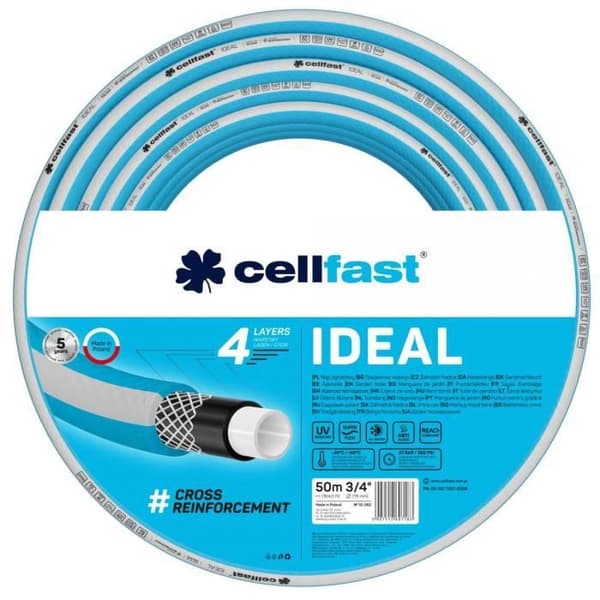 CELLFAST IDEAL 10-262 trädgårdsslang - 3/4" - 50m - 4 lager