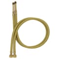 Pikkukuva 1 / 4: Kullanvärinen letku nailonpunoksella 3/8"xM10, pituus 80 cm - 2 kpl.