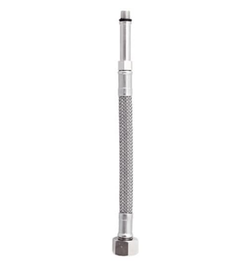 Joustava teräspunottu letku M8x3/8"" pituus 20 cm