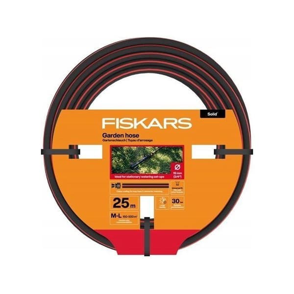 Slang - slang - flexibel Fiskars Vattenslang SOLID, 3/4, 19 mm, 25 m