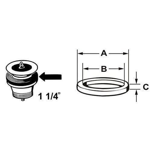 Cornat GU-sEAL för tvättställ 11/4 - TEC380337
