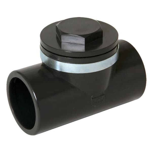 PVC tryckbackventil 90° D50 - NICOLL - CARJ