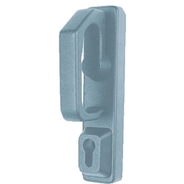 Demi ensemble reversibelt med fast knapp europeisk profil aluminium – JPM EN3600 01 0A
