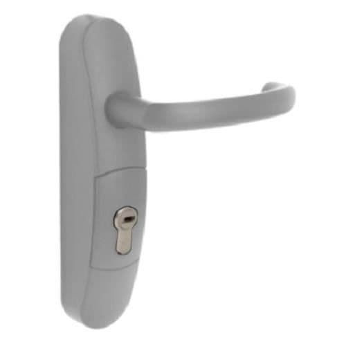 Demi ensemble reversibelt med fast knapp europeisk profil aluminium – JPM EN3600 01 0A