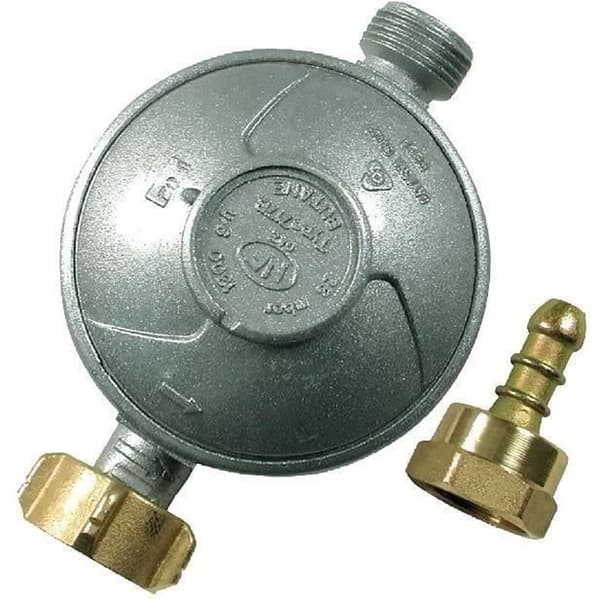 Butanregulator - med nippel - 28 mB